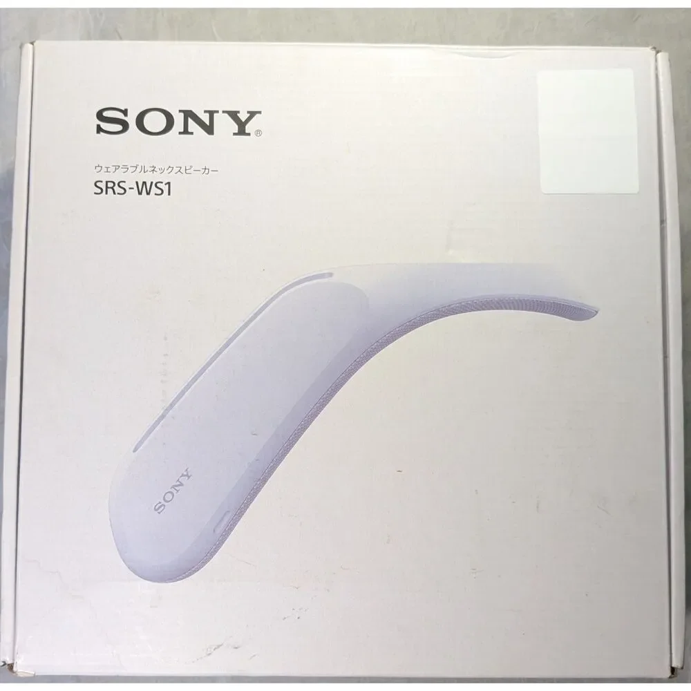 SONY SRS-WS1 Wearable Neck Speaker System Wireless TV Gaming Immersive Sound NIB